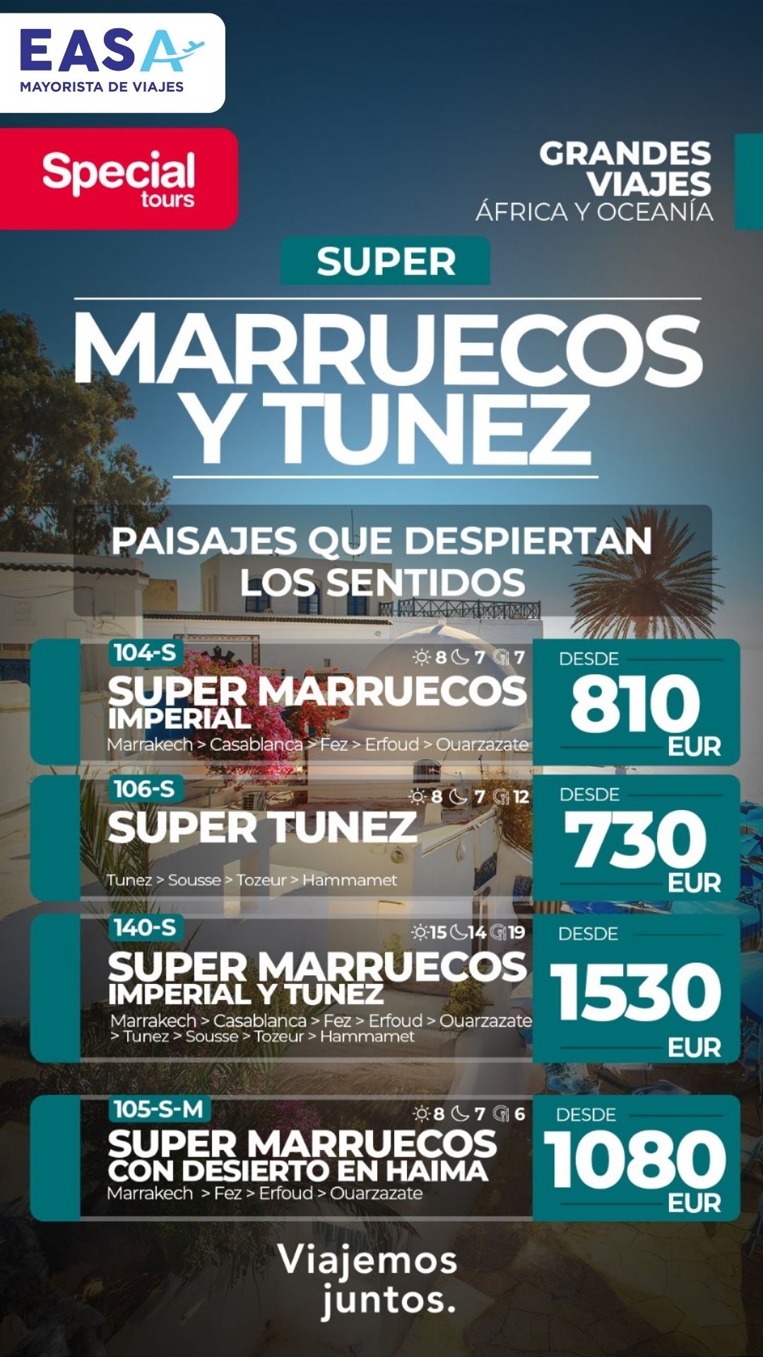 Marruecos y Tunez